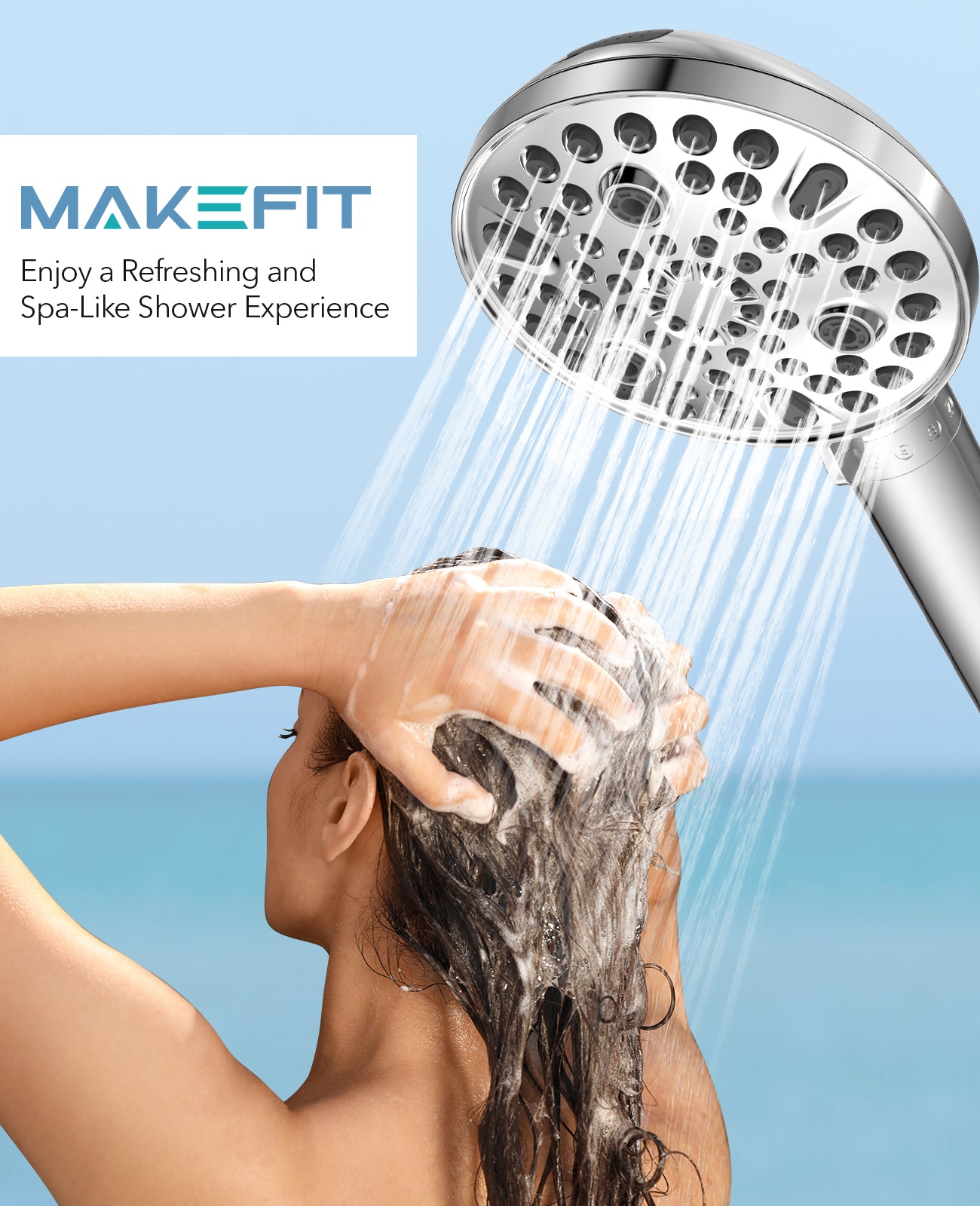 MakeFit Shower Head Filter Replacement Cartridge for SSJ781 MakeFit Filtered Handheld Shower Head