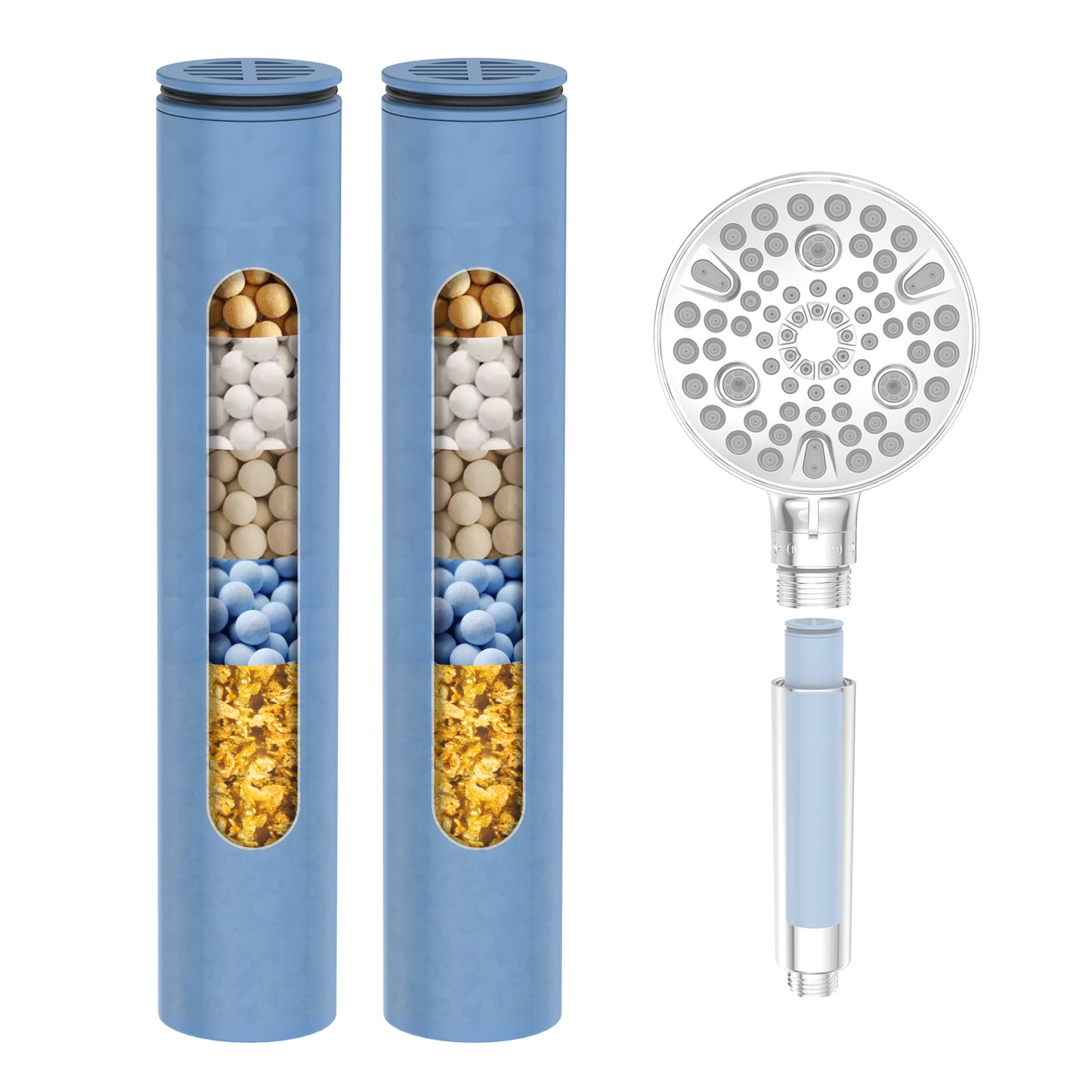 MakeFit Shower Head Filter Replacement Cartridge for SSJ781 MakeFit Filtered Handheld Shower Head