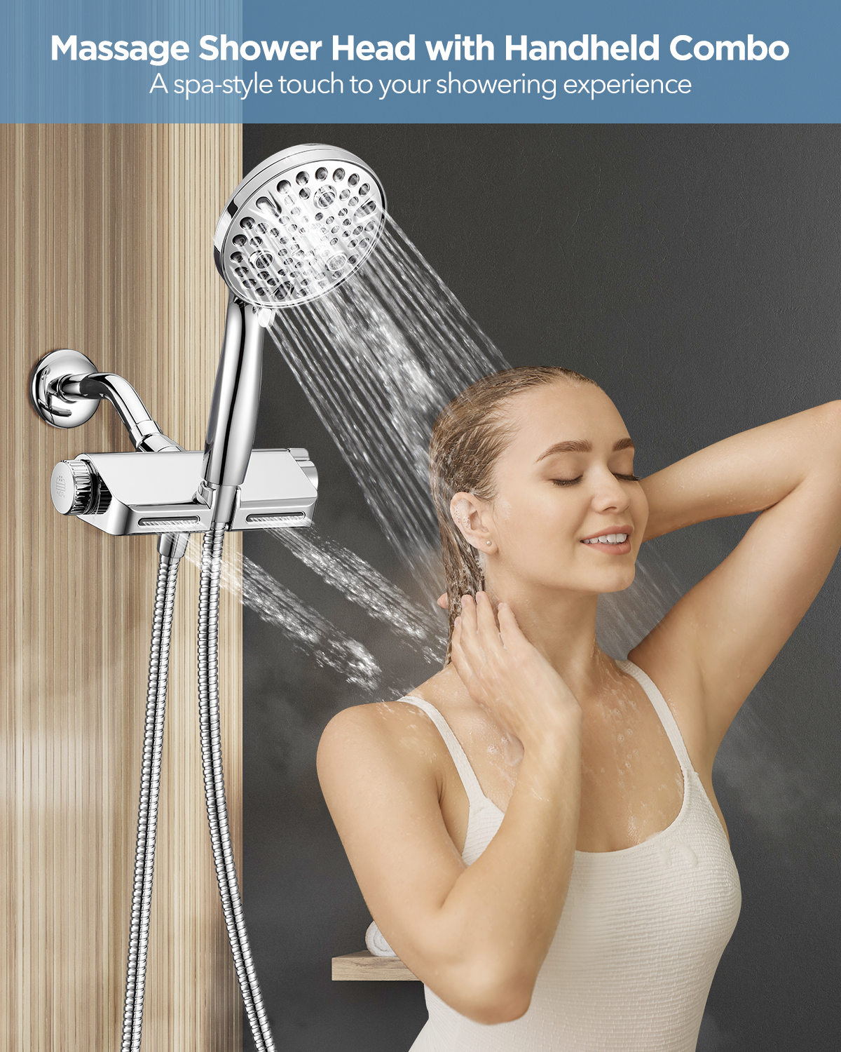 Makefit Shower Head Filter Replacement Cartridge for MakeFit Filtered Shower Head with Handheld Combo-SSJ731