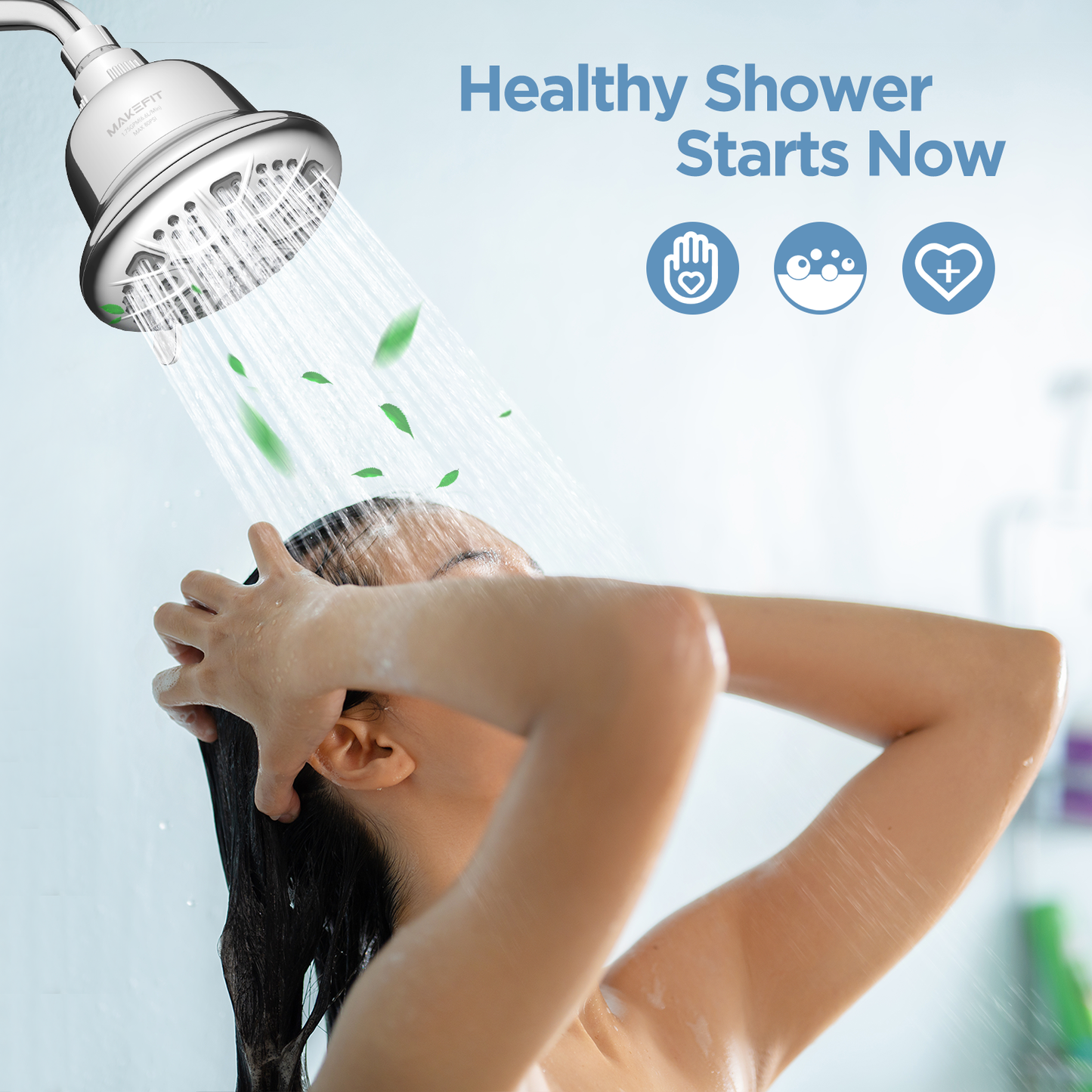 MakeFit Shower Head Filter Replacement Cartridge for MakeFit Filtered Shower Head - H5H117