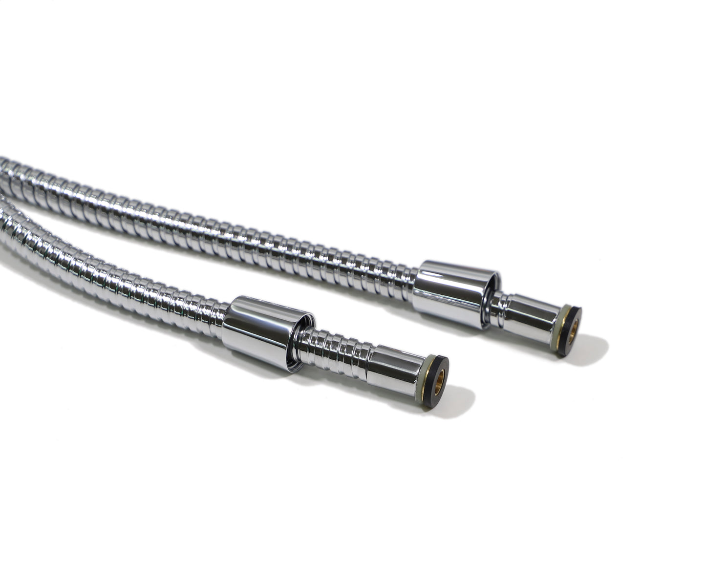 MakeFit Shower Head Hose 59 Inches, Stainless Steel Shower Head Hose with Brass Nuts, Universal Replacement for Handheld Shower Head Hose