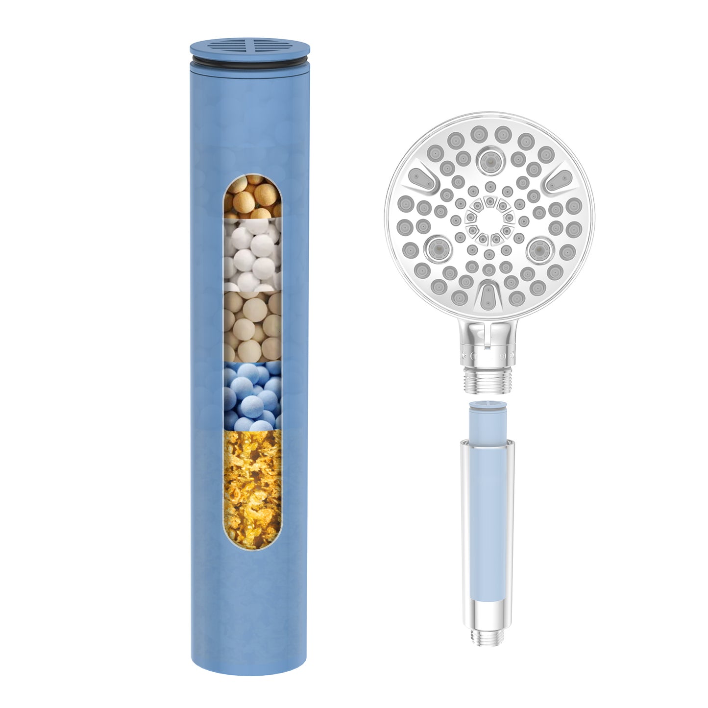 MakeFit Shower Head Filter Replacement Cartridge for SSJ781 MakeFit Filtered Handheld Shower Head